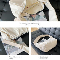 Bolso De Hombro Para Mujer De Verano Capacidad Grande Nylon Casual Dumpling Bolso De Color Sólido De Alta Calidad Cruzado - details 2