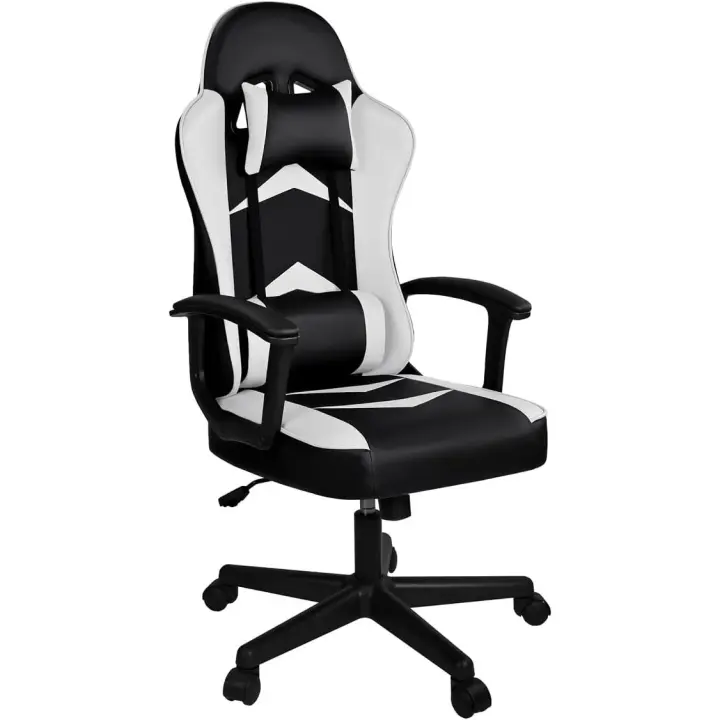 T-Lovendo - Silla Gaming con Cojín Lumbar y Cervical, Ergonómica, Regulable en Altura y Reclinable - 1