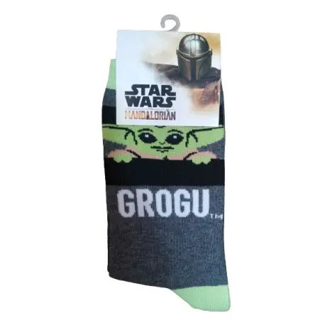 Calcetín para adulto Star Wars - Mandalorian Baby Yoda Grogu Talla única Raíz MERCHAN-STORE Calcetines - 1