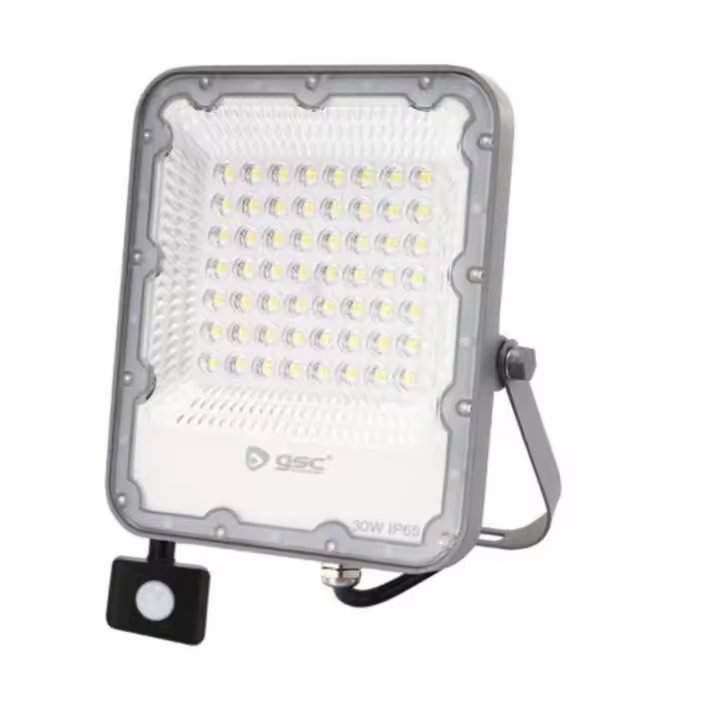 Gsc Evolution Proyector Aluminio GSC Evolution 202610003 | Sensor 30W 6500K IP65 Gris - Alta Calidad - 1