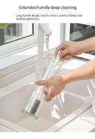 Cepillo De Silicona Para Vaso De Vidrio Limpieza De Cocina Con Mango Largo Herramienta De Limpieza Para Vaso De Vino Y Plástico Pack De 1/2 - details 7