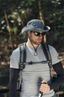 Sombrero De Buho Para Hombres Protección Solar Gran Alas Sombrilla De Pesca Camping Senderismo Material De Poliéster - details 8