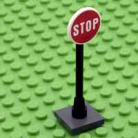 Banner - Señal trafico stop juguetes construccion