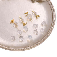 Sonda De Oído Transparente Estrella De Cinco Puntos Para DIY Hecha De Silicona Y Plástico Antialérgica Aproximadamente 50-200 Piezas - details 1
