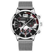 Reloj De Pulsera De Lujo Para Hombre Reloj De Cuarzo Moda Reloj De Mano Luminosa Calendario Casual Adecuado Para Negocios - details 5