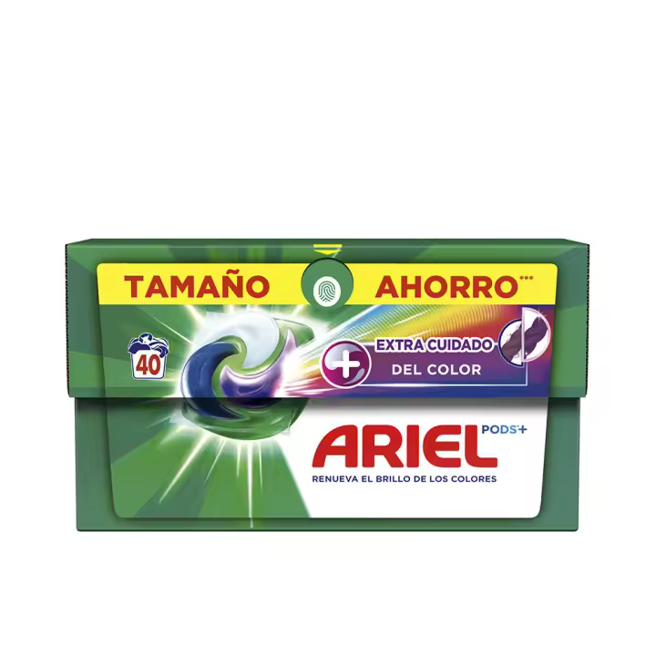 ARIEL PODS COLOR 3en1 detergente 40 cápsulas - 1