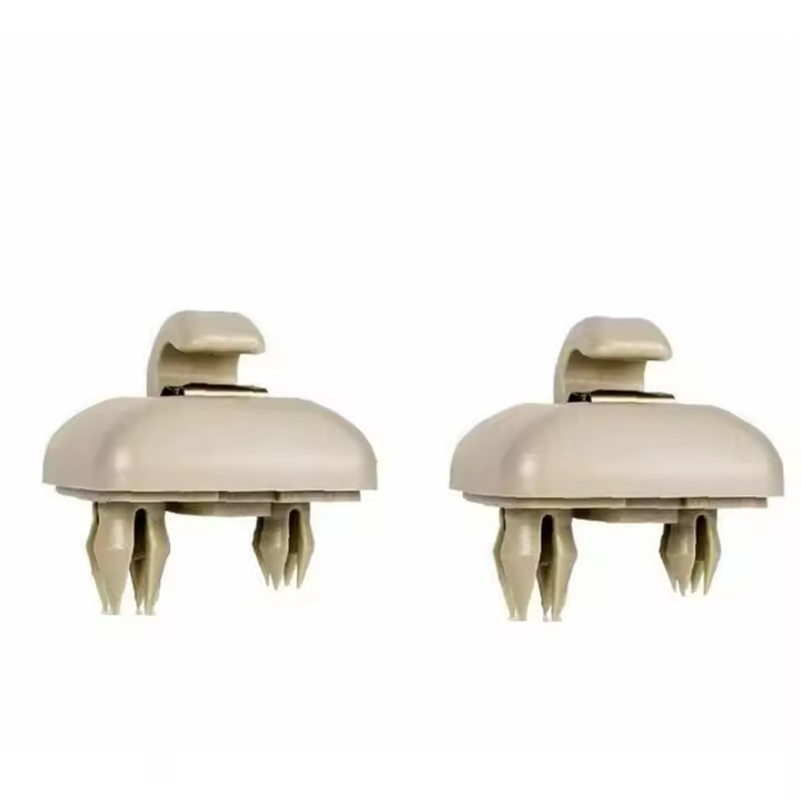 piezas - Clip de sujeción para visera de coche Audi A4, A5, S5, Q3, Q5, 8U0857562A [Beige] - 1