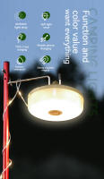 Lámpara De Cadena LED RGB Portátil Para Camping Y Fiestas Decoración De Navidad Tipo-C Recargable 10M Colorible Y Impermeable - details 1