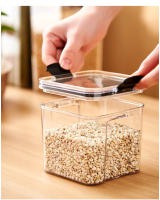 Caja De Almacenamiento De Alimentos Plástica Sellada Para Cereal Caramelo Frutas Desechables Con Tapa Refrigerador Organizador De Cocina - details 5