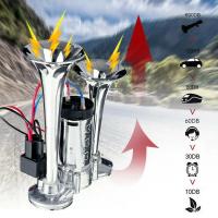Bocina De Tren Doble Tocador 600DB Super Fuerte Para Camiones 12V Acero Inoxidable Electrónica De Alta Decibel Acabado Cromo Con Altavoz Para Coche - details 1