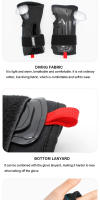 AOLIKES 1Par De Protección De Muñeca Para Esquí Y Snowboard Guantes De Protección De Mano Protetores De Palma Para Hombres Y Mujeres - details 7