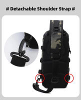 Bolsa De Pecho Para Pesca Táctica De Hombro Deportiva Para Exteriores Bolsa De Camello Para Senderismo Escalada Ciclismo EDC Camping Unisex Tamaño M - details 6
