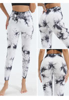 Leggings De Yoga Para Mujer Con Dibujos a Mano Cintura Alta Elástica Talla Verdadera Tights Levantador De Glúteos Suaves Y Estirables Pantalones Skinny De Ejercicio - details 3