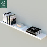 Henor Balda Pared Blanca 30/120 x 20 x 2.5 Cm. Estante Pared Madera FSC®. Carga 25 Kg. Blanco. - details 1