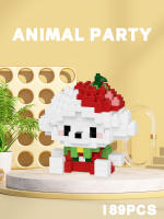 Bloques De Construcción Micro Partícula Serie Animal De Fiesta Pingüino Giraffa Juguete De Puzzle De Artesanía Para Escritorio Ornamento Educativo Para Niños - details 8