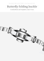 Reloj De Cuarzo Para Mujer Ultrafino De Acero Inoxidable Estilo Fashion Y Casual Resistente Al Agua Con Manos Luminosas Y Dial Circular - details 11
