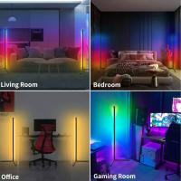Lámpara De Piso RGB Con Sincronización De Música Moderna 16 Millones De Colores Cambiantes Para Ambiente De Buena Alegría En Dormitorio Y Sala De Estar - details 2