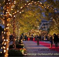 Cadena De Luces Solares Impermeable 300LED 8 Modos Para Jardines Bodas Fiesta De San Valentín Navidad Árbol De Navidad Hogar - details 8