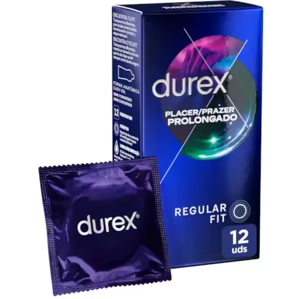 Durex  Placer Prolongado 12 Uds - 1
