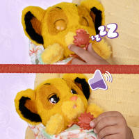 BABY PAWS Simba, Peluche Interactivo, con Sonidos Que Abre y Cierra los Ojos e Incluye una Bolsa para Llevarlo Contigo, Juguete Regalo para Niños y Niñas de 3 Años o Más - details 2