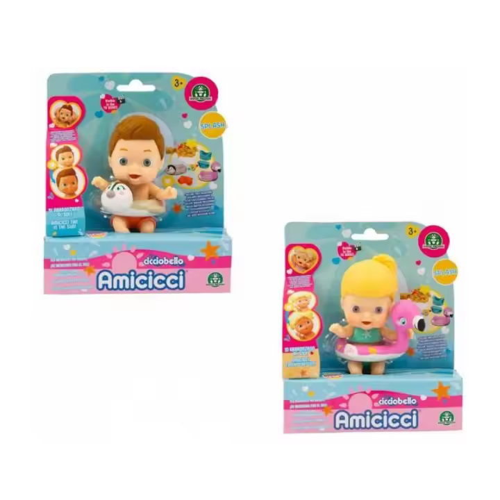 BEBÉS CICCIOBELLO AMICICCI CON FLOTADOR SURTIDOS DE GIOCHI PREZIOSI - 1