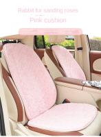 Cojín De Coche De Peluche Rosa De Otoño E Invierno Simple Y Moda Universalmente Adecuado Para Asiento Confortable Y Cálido - details 0