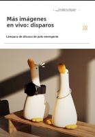 Lámpara De Noche LED Recargable En Forma De Pato De Silicona Para Niños Decoración De Habitación Luz De Noche Para Camastro Regalo De Cumpleaños - details 19