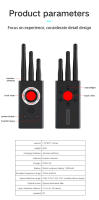 Detector De Señal T16 Anti-Cámara Anti-Eavesdropping GPS Escaneador Detector De Posicionamiento Y Rastreo - details 9