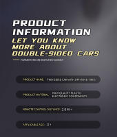 Coche De Acrobacia RC 2.4G Con Control Remoto Doble Cara Rotación 360° Carro De off Road Regalo Para Niños Y Adultos Hombres - details 15