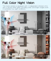 Cámara IP Inalámbrica Wifi E27 Con Doble Lente Tres Pantallas 8MP Visión Nocturna IR Seguridad Red Mini CCTV Para El Hogar - details 4