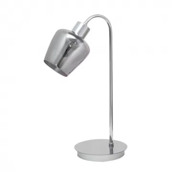 Lámpara de Mesa FABRILAMP Sobremesa Soline 1xe27 Cromo - Diseño Moderno - 1