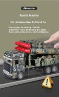 Modelo De Lanzador De misilesRocket De 1/32 Para Coche Juguete Cuerpo De Metal Puertas De Goma Abiertas Vehículos Militares De Aleación Regalos Para Niños - details 9
