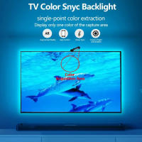 Tira De Luz LED RGBIC Para TV 55-85 Pulgadas Con Cámara Sensor Y Sync Musica Gaming Ambiente De Habitación Inteligente - details 7