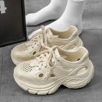 Nuevos Zapatos Deportivos Para Mujer Verano 2025 Moda Transpirable Zapatillas Chunky Antideslizantes Plataforma Deporte Al Aire Libre Talla Real - details 11