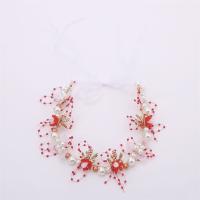 Diadema De Boda Bohemia Para Niñas Adorno De Cabello Con Perlas Y Flores Guirnalda De Novia Aro De Cabeza Joyería De Pelo Regalos Para Niños Estilo Moda Primavera Verano - details 22