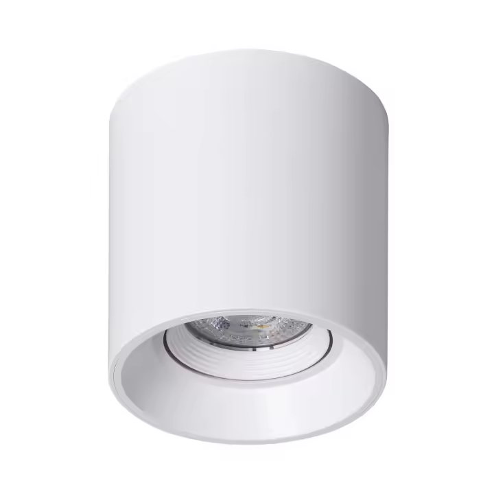 Ledkia Aplique de Techo Blanco con Bombilla GU10 Space 2700K Blanco Cálido - 1