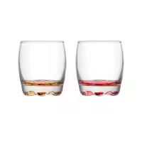 LAV Set de 6 Vasos de Colores de Vidrio de 290ml - Alta Calidad - details 2