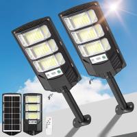 Lámpara Solar Exterior Potente 10000LM Con Sensor De Movimiento Y Carga Solar Impermeable Luz De Pared LED Para Jardín Farol Solar Moderno IP67 - details 0