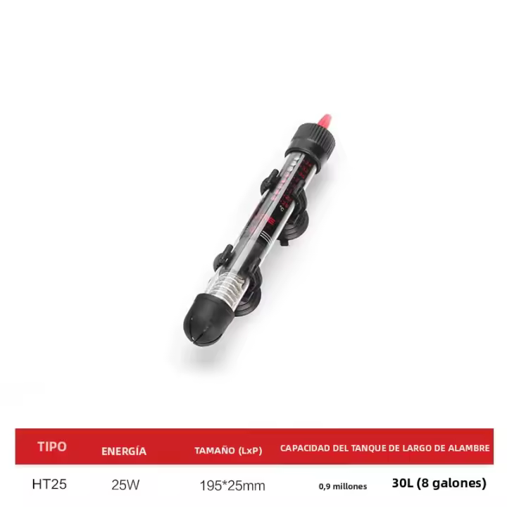 Calentador De Acuario Submersible Thermostat Ajustable Temperatura 110V-220V 25W/50W/100W/200W/300W Para Tanque De Peces - 1