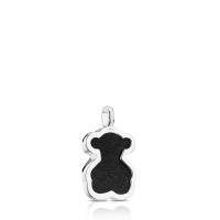 Colgante de oso de piedra preciosa natural de plata esterlina S925, accesorio de collar de bricolaje de lujo que combina con todo - details 18