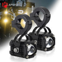 2pcs Faros LED Para Motocicleta Spotlights Mini Driving Strobe Lights Alta/Baja Potencia Luz Auxiliar De Conducción Con Foco De Trasero - details 0