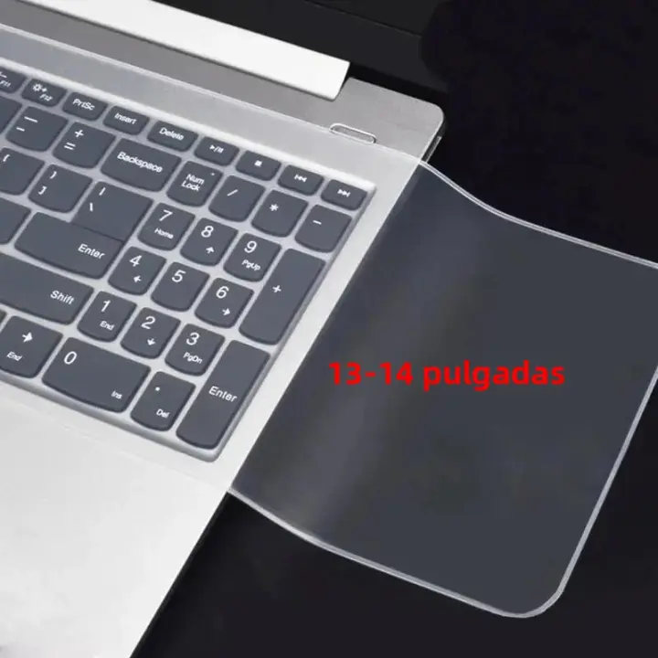 Cubierta De Teclado Universal Para Portátil De 13-17 Pulgadas Protección Anti Polvo Y Agua Silicona Suave Transparente - 1