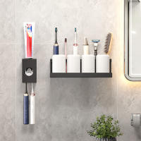 Soporte De Dientes Y Pasta De Dientes Con Base De Diatomeas Montado En La Pared Sin Necesidad De Perforación Almacenamiento En El Baño - details 3