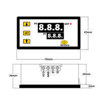 Termostato Digital Con Pantalla LED Control De Temperatura 20A DC 12V/24V AC110-220V Instrumento De Calor Y Enfriamiento Para El Hogar - details 2