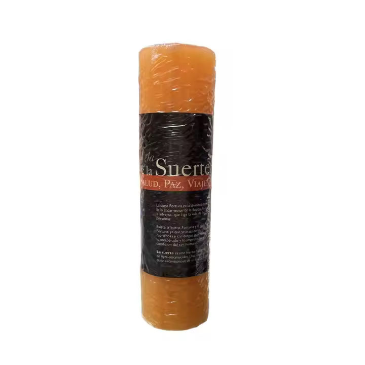 Vela de la Suerte Perfumada Adisco 19cm X 5cm - Atrae Circunstancias Positivas - 1
