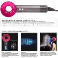 Una Nueva Generación de "Súper secador de pelo" Con 1600W de Potencia Y 5 accesorios de conector. - details 4