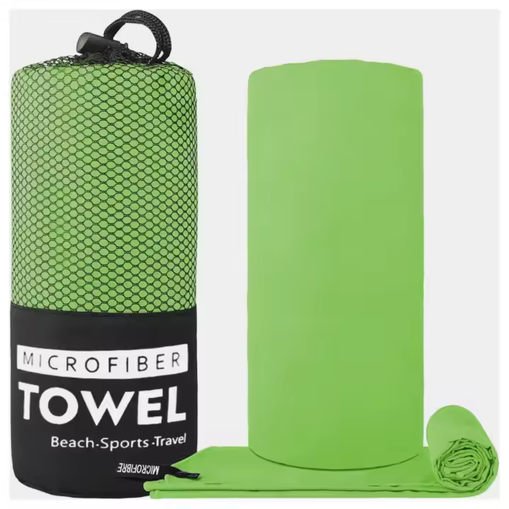 Toalla Deportiva De Secado Rápido Microfibra Portátil Para Running Yoga Natación Fitness Toalla Grande Para Playa Absorción Rápida De Sudor - 1