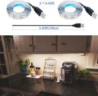 Tira De Luces LED DC 5V USB Luz Blanco Cálido 2835 Para Decoración De Habitaciones Luz De Fondo Para TV Y Espejos - details 8