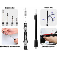 Juego De Destornilladores De Precisión 115-en-1 Para Reparación Adecuado Para Móviles Computadoras Relojes Laptops Y Gafas Material De Acero Cromo Vanadio - details 3