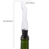 Aerador De Vino Acrylic Premium Tapón Decantador Para Botella Dispensador De Licor Ecológico PP Uso En Casa Y Bar - details 7